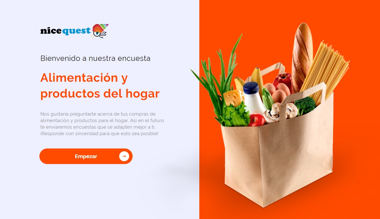 Un ejemplo de encuesta de Nicequest